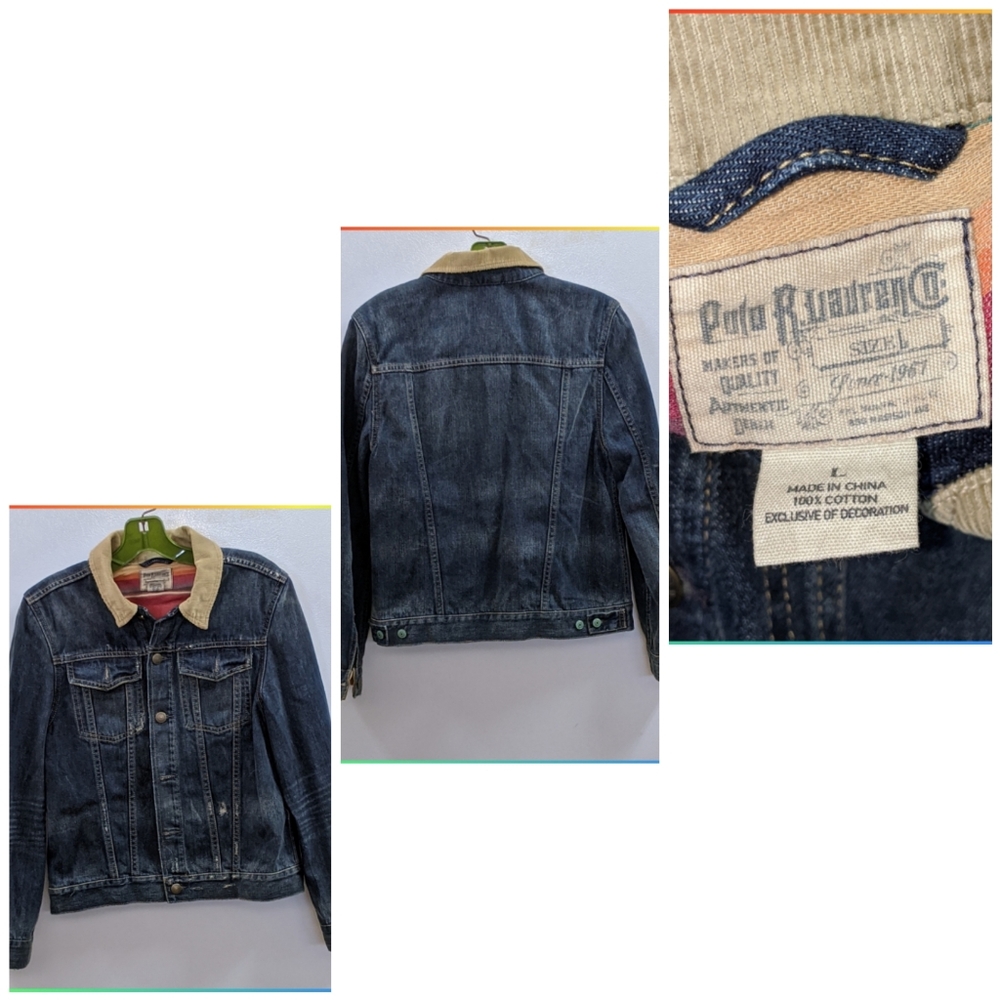 VTG POLO R. LAUREN & CO. KIDS BLANKET LINED JACKET - Picture 3 of 4